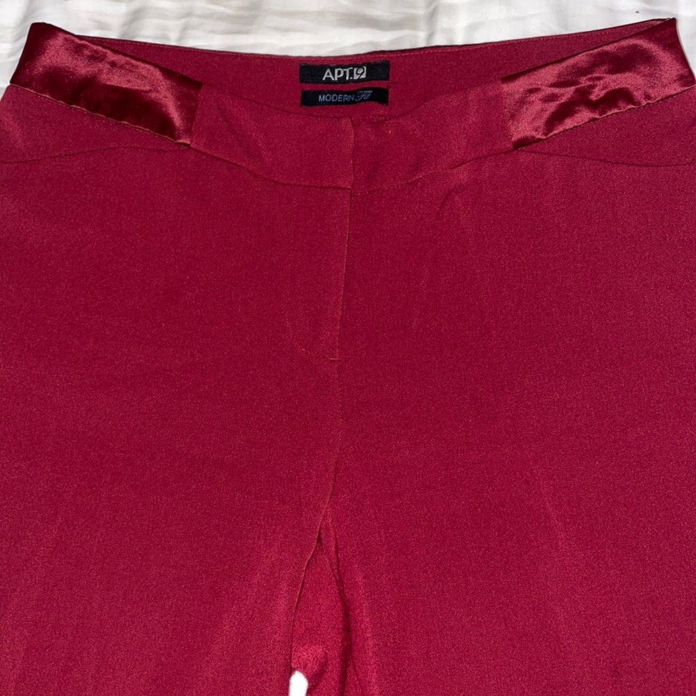 Apt 9 Red Wide Leg Pant